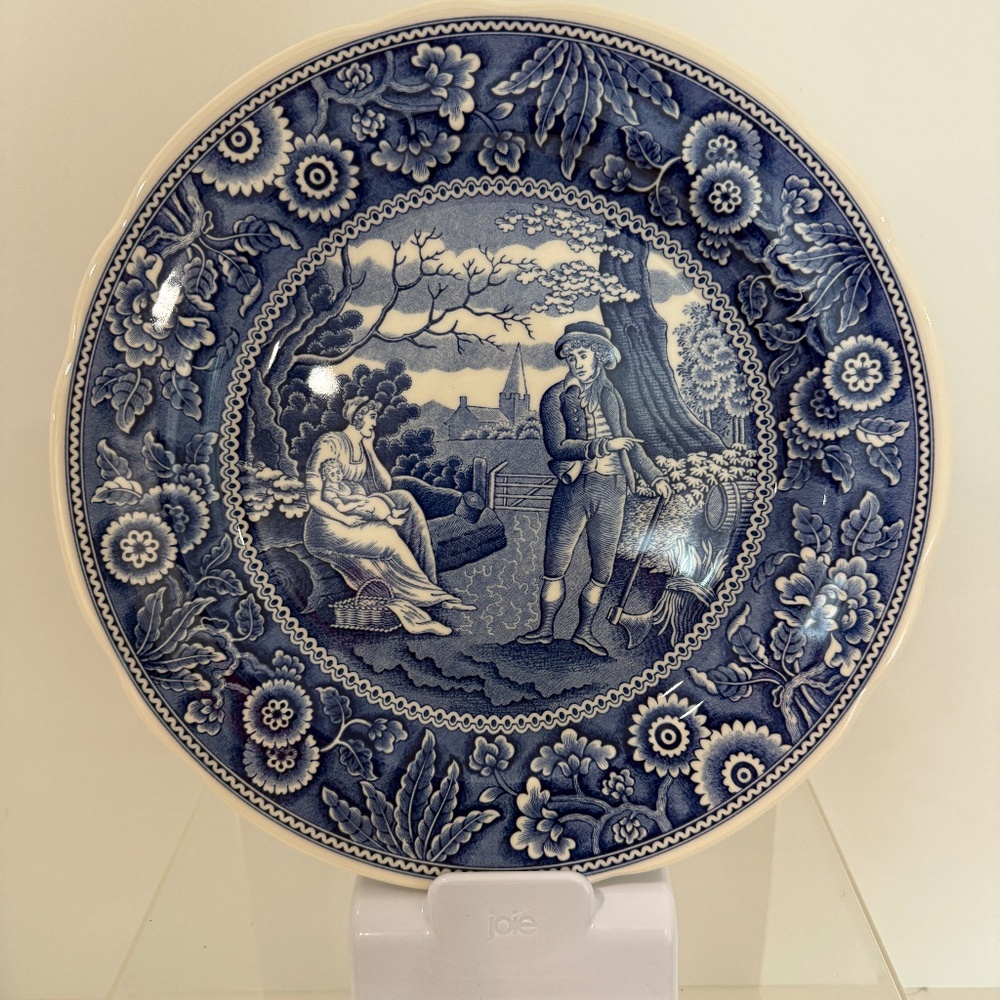 Spode ‘Woodsman Blue Room Plate England 10.5”